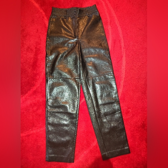 Wilfred Vegan Leather Pants Sz 2 - Picture 3 of 8